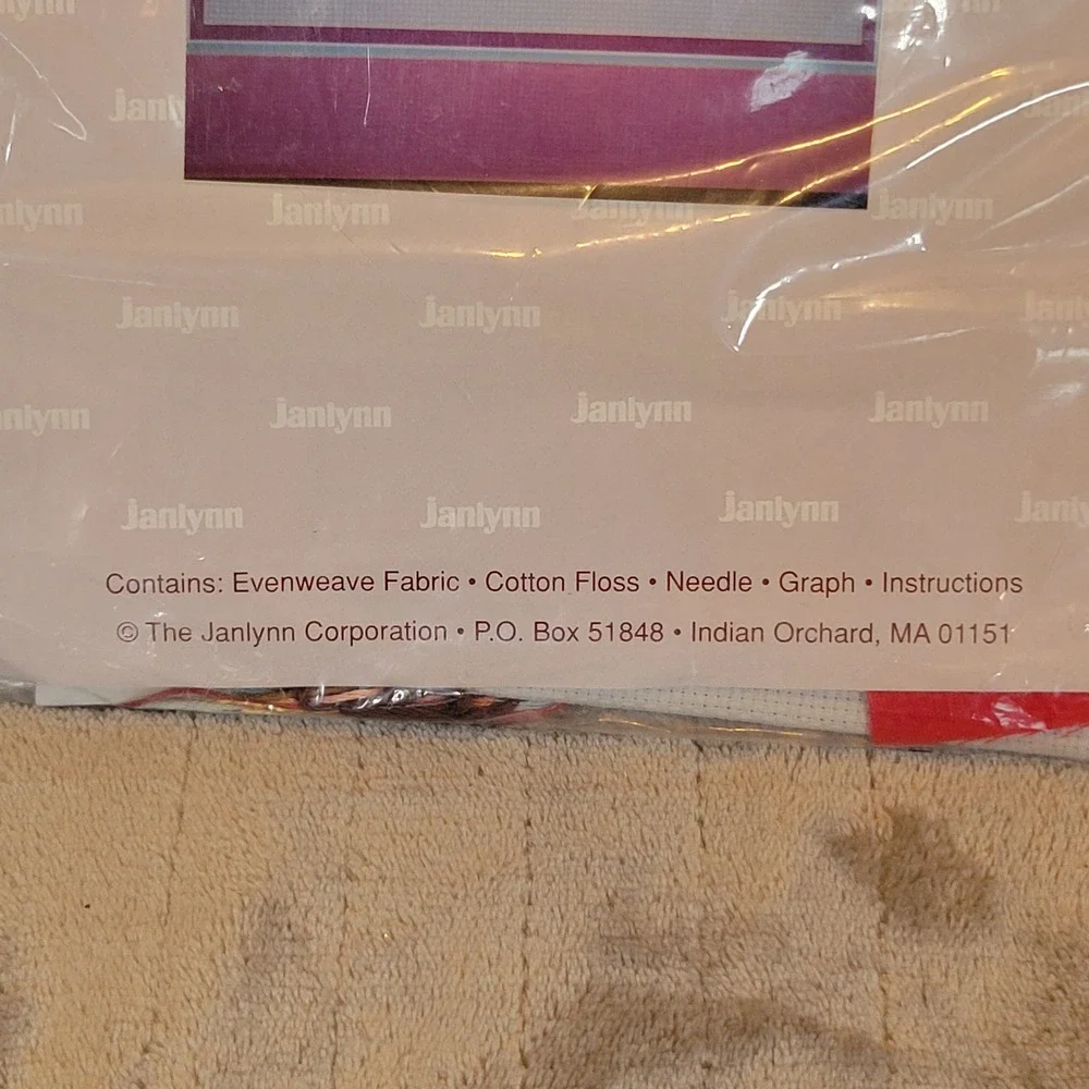 Janlynn 2 Counted‎ Cross Stitch Kits Native American Girl Fabric Floss Chart New